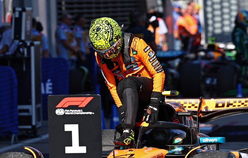 Британець Ландо Норріс після перемоги