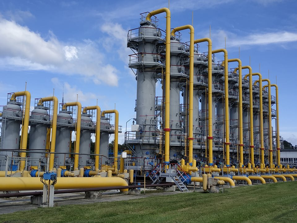 Одне із газових сховищ України