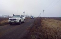 ОБСЕ зафиксировала неотведенный "Град" в 50 км от Донецка