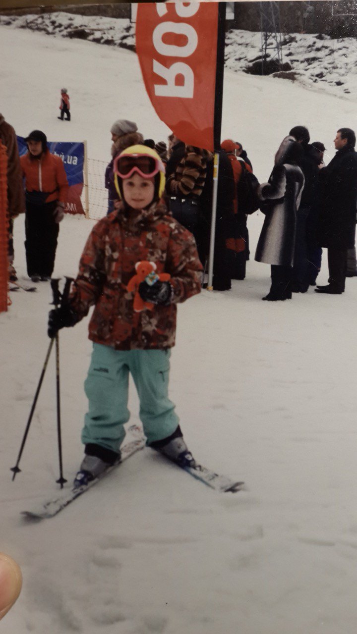 Перші кроки на лижах Катерини Коцар