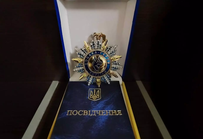 Нагорода "Собака - герой України"