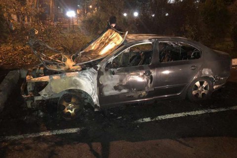 И.о. главы Одесской таможни подожгли автомобиль 