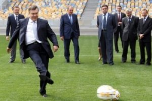 Янукович доволен украинским футболом