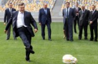Янукович доволен украинским футболом