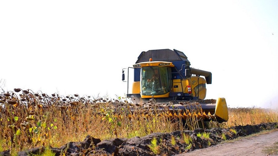 Збір врожаю на Вінниччині