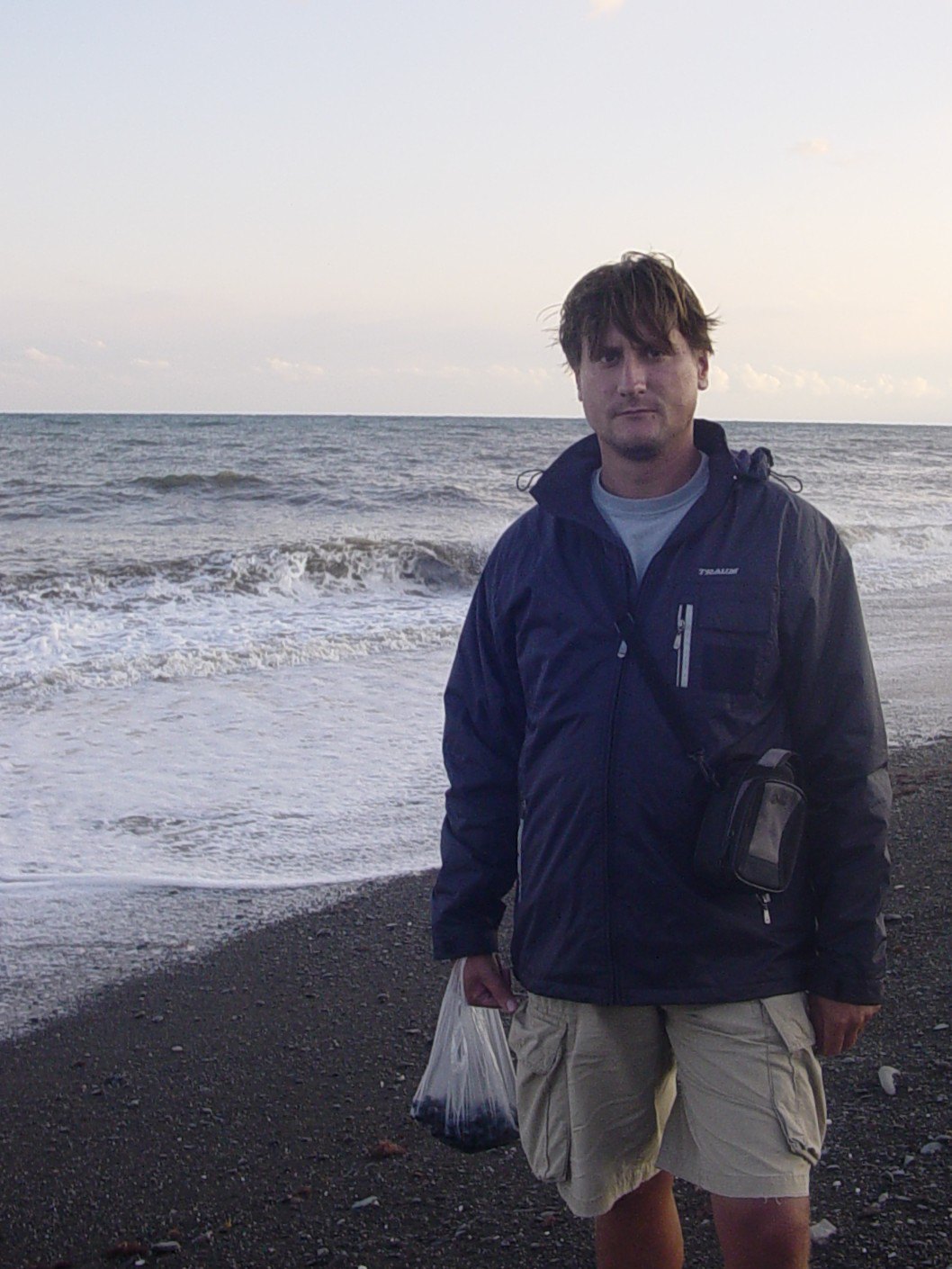 Сергій Теліженко поблизу села Привітне, Крим, 2007