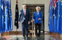 ЄС і Австралія уклали торговельну та безпекову угоди