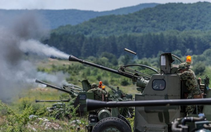 Українські військові пройшли навчання в Литві для роботи з зенітними установками L-70