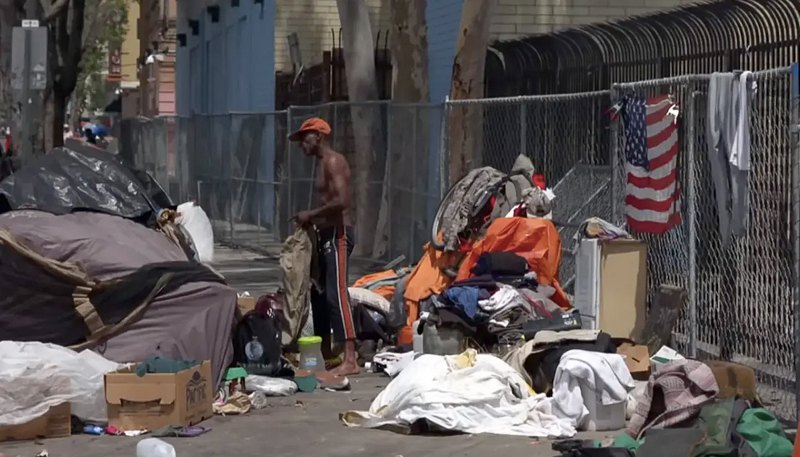 Темношкірий безхатько, Сполучені Штати, 2018 рік.