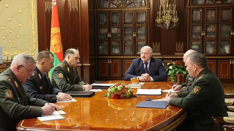 Лукашенко під час зустрічі з силовиками