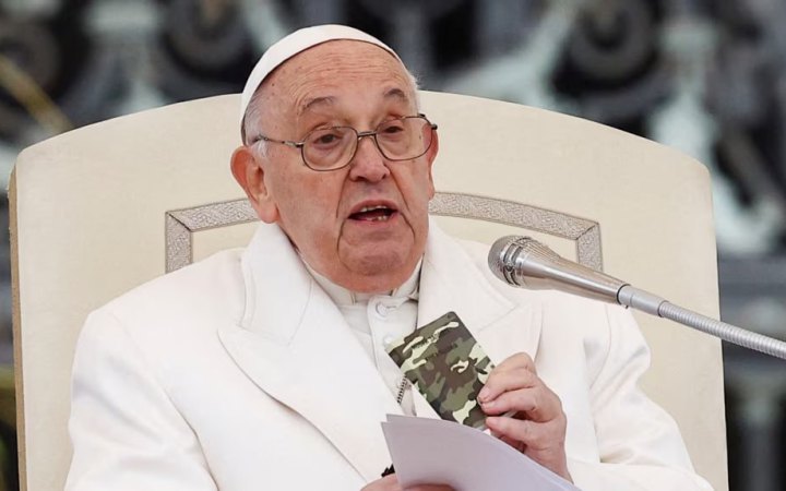Папа Римський вшанував пам'ять українського воїна, що загинув в Авдіївці
