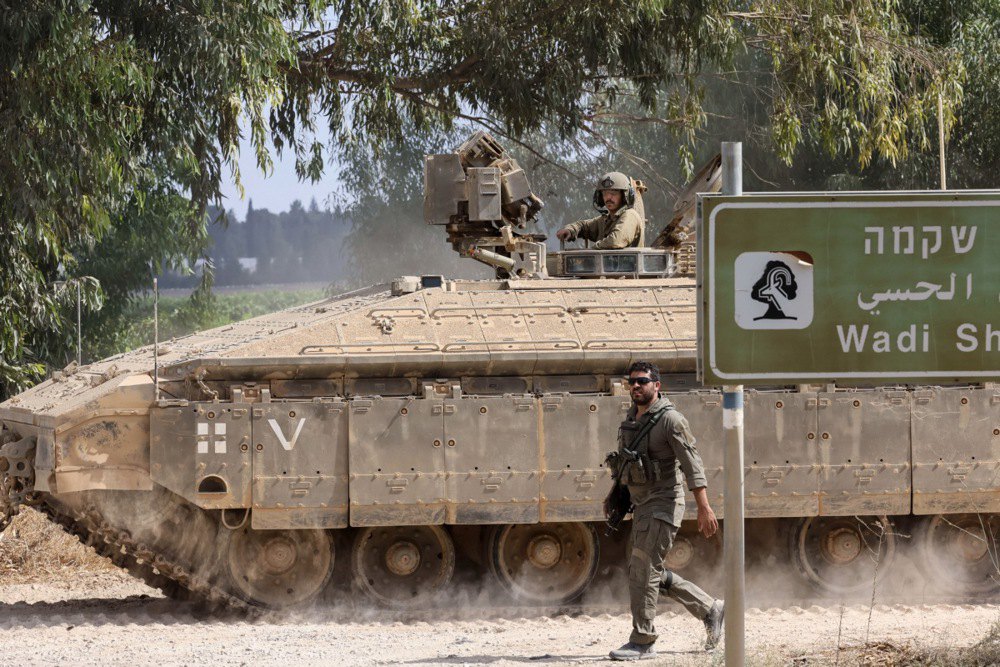 Ізраїльська армія патрулює місто Сдерот, 13 жовтня 2023 р.