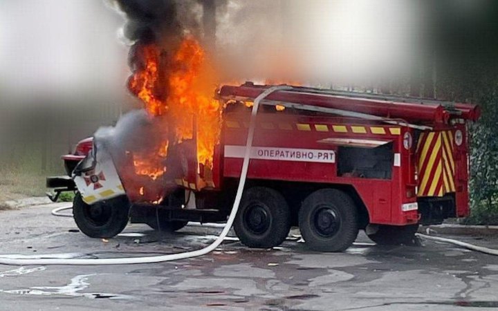 У Дніпропетровській області рятувальники потрапили під повторний обстріл