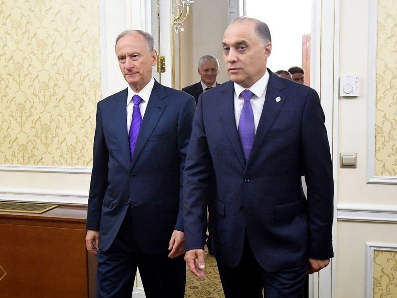 Патрушев та Вольфович під час зустрічі у Москві.