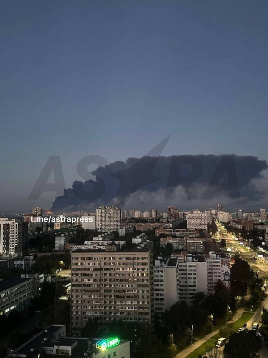Пожежа у Росії