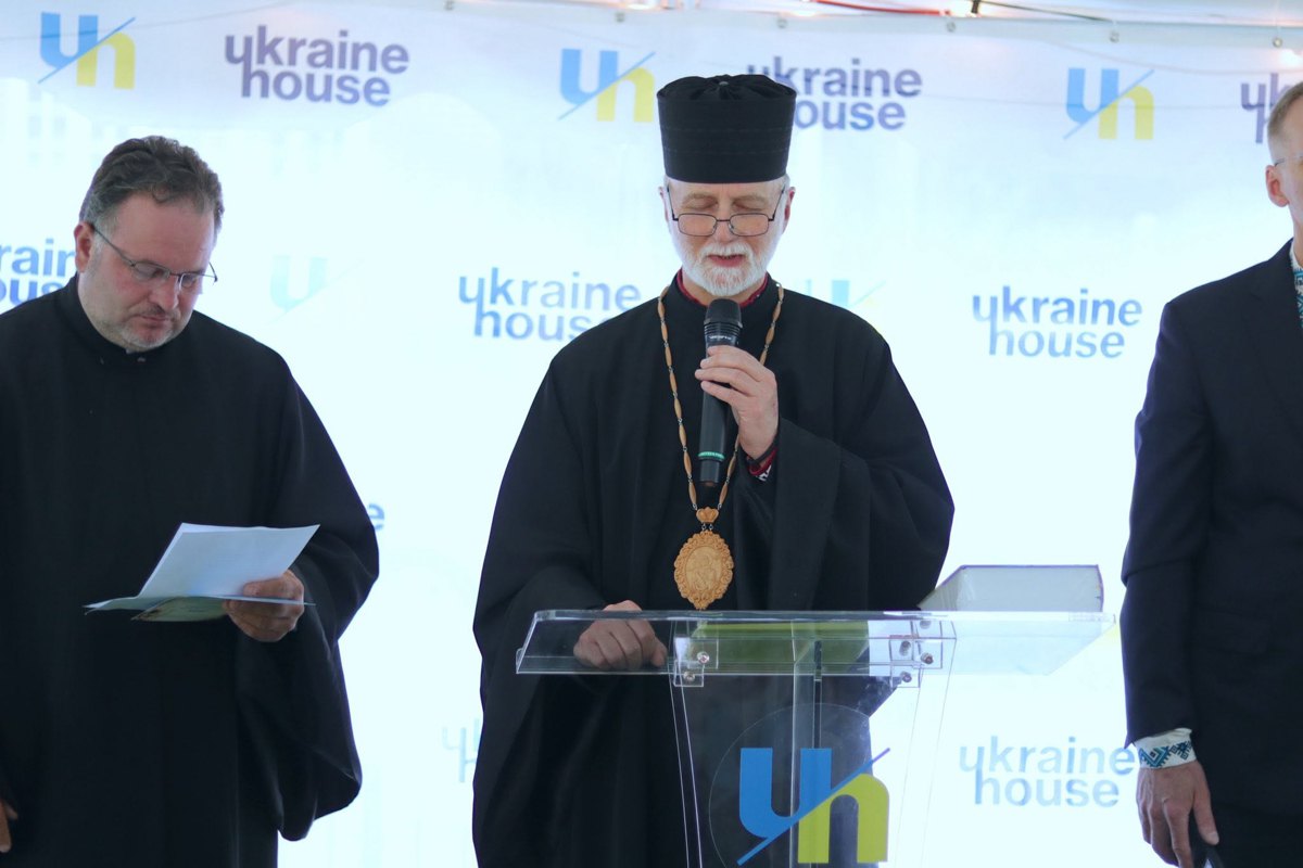 Під час акція «Діти моляться за дітей» у «Українському домі» у Вашингтоні 31 травня 2026 року. 