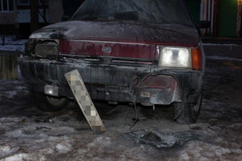 В Каменском подожгли автомобиль главреда местного издания