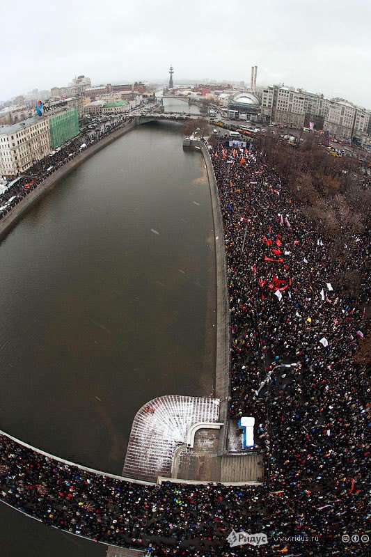 Акція на Болотній площі проти фальшування підсумків виборів, Москва, 10 грудня 2012