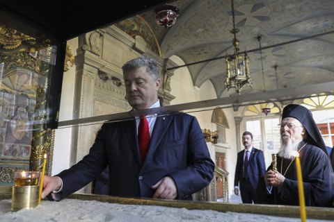 Порошенко заявив, що Варфоломію надходять погрози з Москви