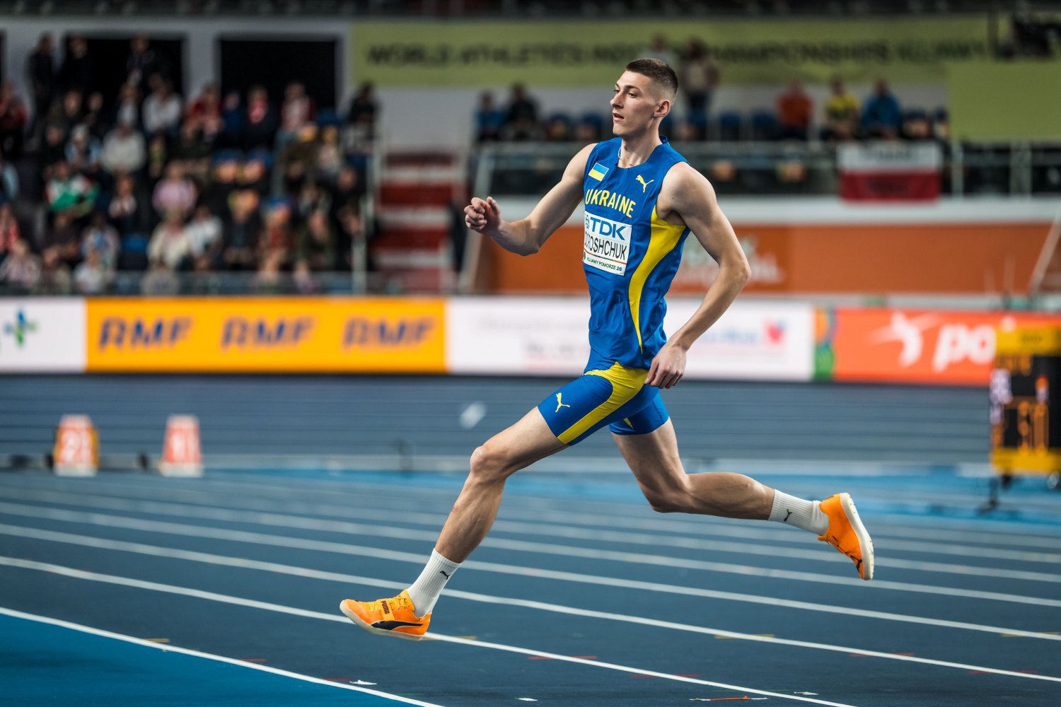 Дорощук під час виконання своєї спроби