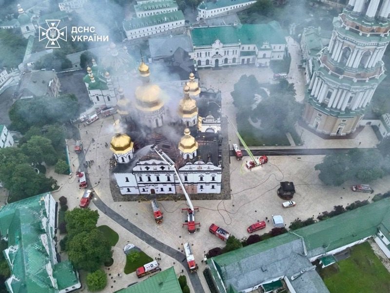 Київ, наслідки атаки Росії