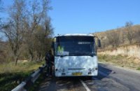 В Крыму на ходу загорелся рейсовый автобус 