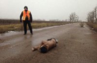 В Донецкой области на дороге нашли тело девушки с осколочным ранением