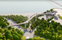 ДБР відкрило справу за фактом можливого розкрадання 11 млн гривень під час будівництва нового київського пішохідного моста
