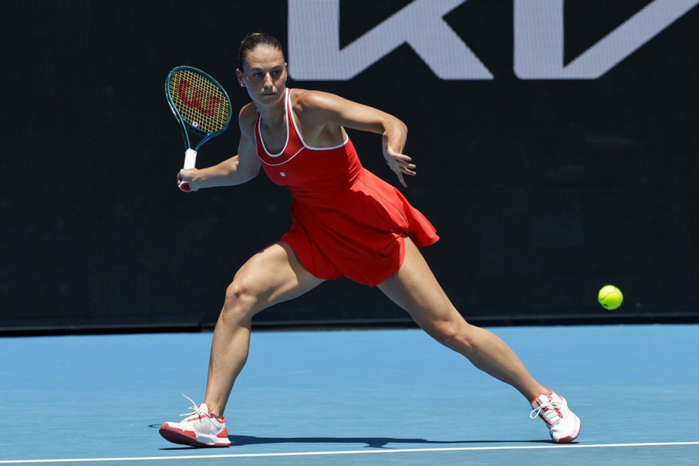 Марта Костюк під час матчу