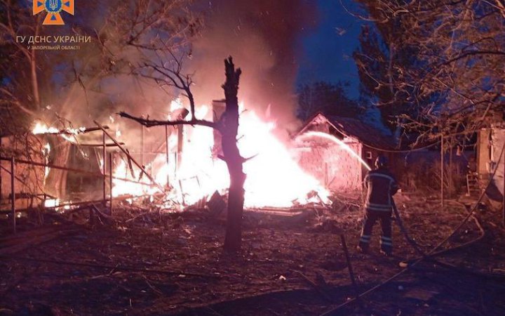 В Оріхові рятувальники за суботу ліквідували шість пожеж, що виникли через російські обстріли