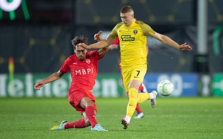 "Дніпро-1" зіграв унічию з "Вадуцем" і продовжує утримувати друге місце у групі Ліги конференцій УЄФА