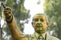 В Германии демонтировали статую Эрдогана через два дня после установки