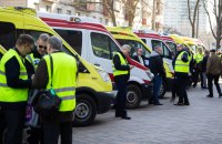 Фінляндія передала Україні 12 сучасних автівок швидкої допомоги 