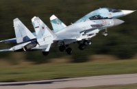 В Росії винищувач Су-35 впав у море 