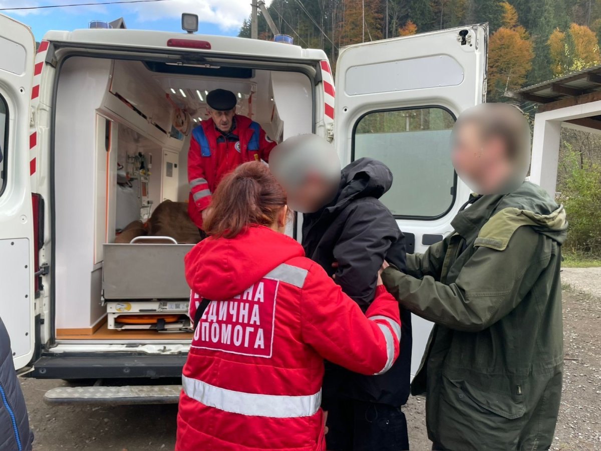 Один із врятованих чоловіків