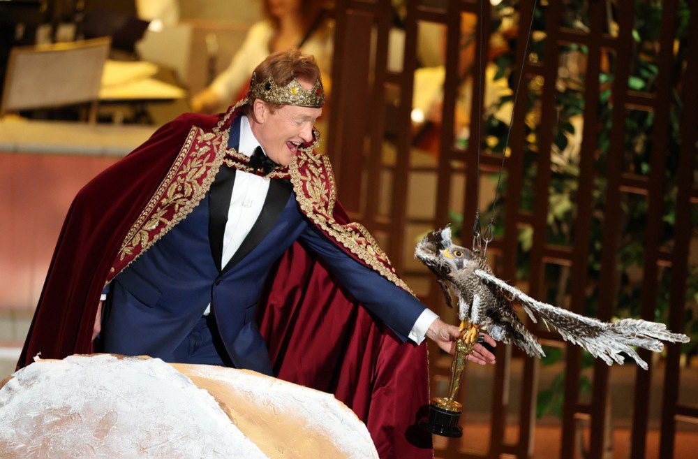 Ведучий Конан О'Браєн під час 98-ї щорічної церемонії вручення премії «Оскар»