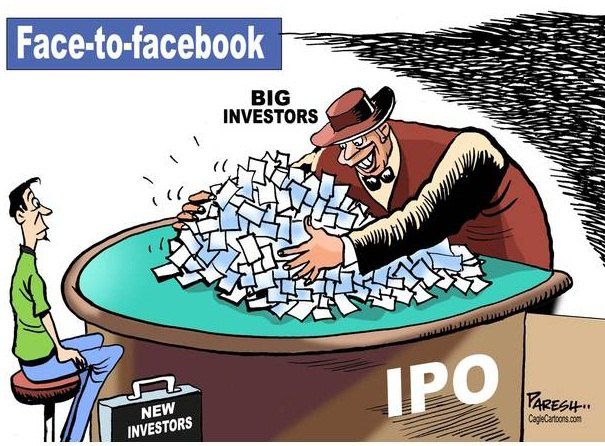 Лицом к Facebook: мелкие инвесторы и и крупные инвесторы