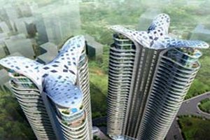Кибер-архитектор придумал элитные небоскребы с балконами-бассейнами
