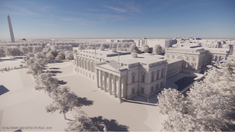 Візуалізація нового бального залу у Білому домі