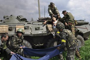 Боевики обстреляли блокпост под Донецком (обновлено)