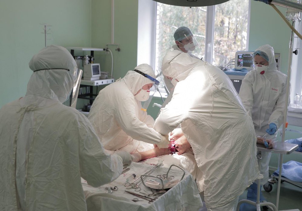 Операція з ампутації кінцівки у 8-й міській клінічній лікарні м. Львова 