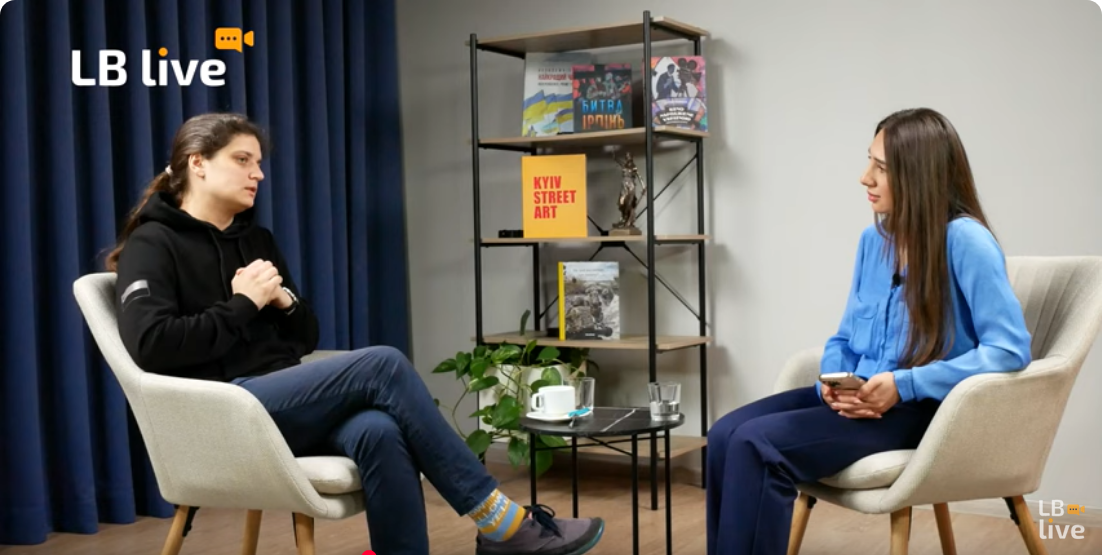 Марія Берлінська в студії <i>LB Live</i>