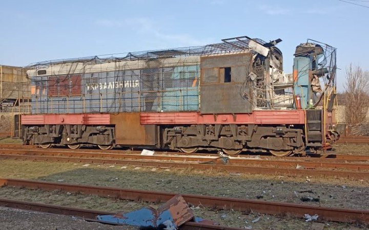 На Донеччині внаслідок удару безпілотника постраждали двоє залізничників