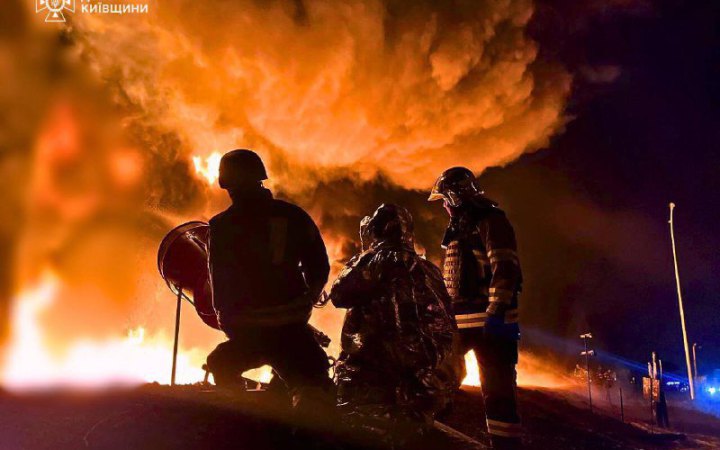 Три райони Київщини постраждали унаслідок російської дронової атаки