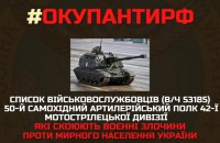 Украинская разведка обнародовала имена 667 военных из Чечни, воюющих против Украины