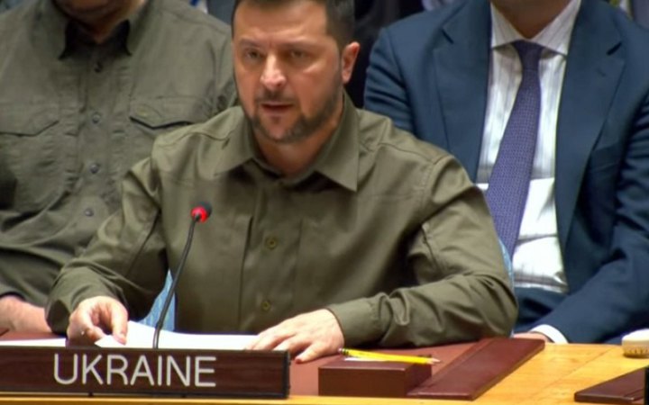 Зеленський: Право вето в руках Росії загнало ООН у глухий кут