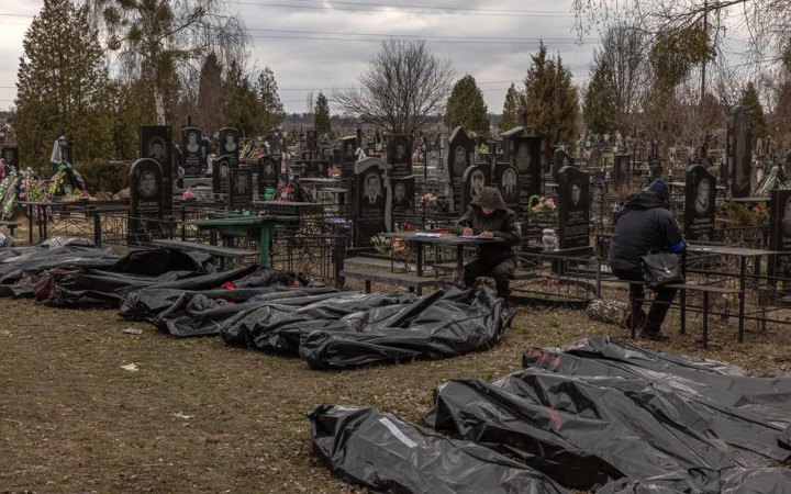 У Київській області виявили понад 800 убитих цілими сімʼями цивільних, – Єнін
