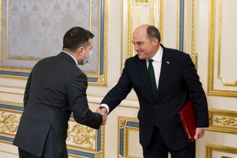 Зеленський провів зустріч з міністром оборони Британії