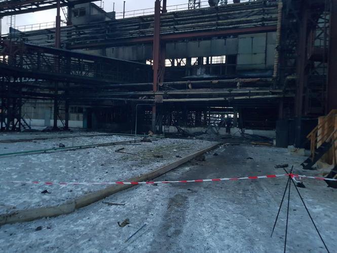 Пожар на Днепровском коксохимическом заводе