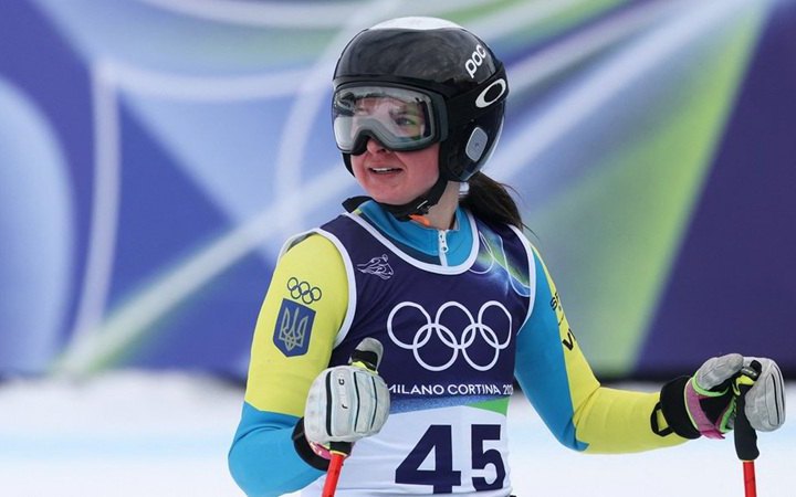 Гірськолижниця Анастасія Шепіленко фінішувала 39-ою у гігантському слаломі на Олімпійських іграх